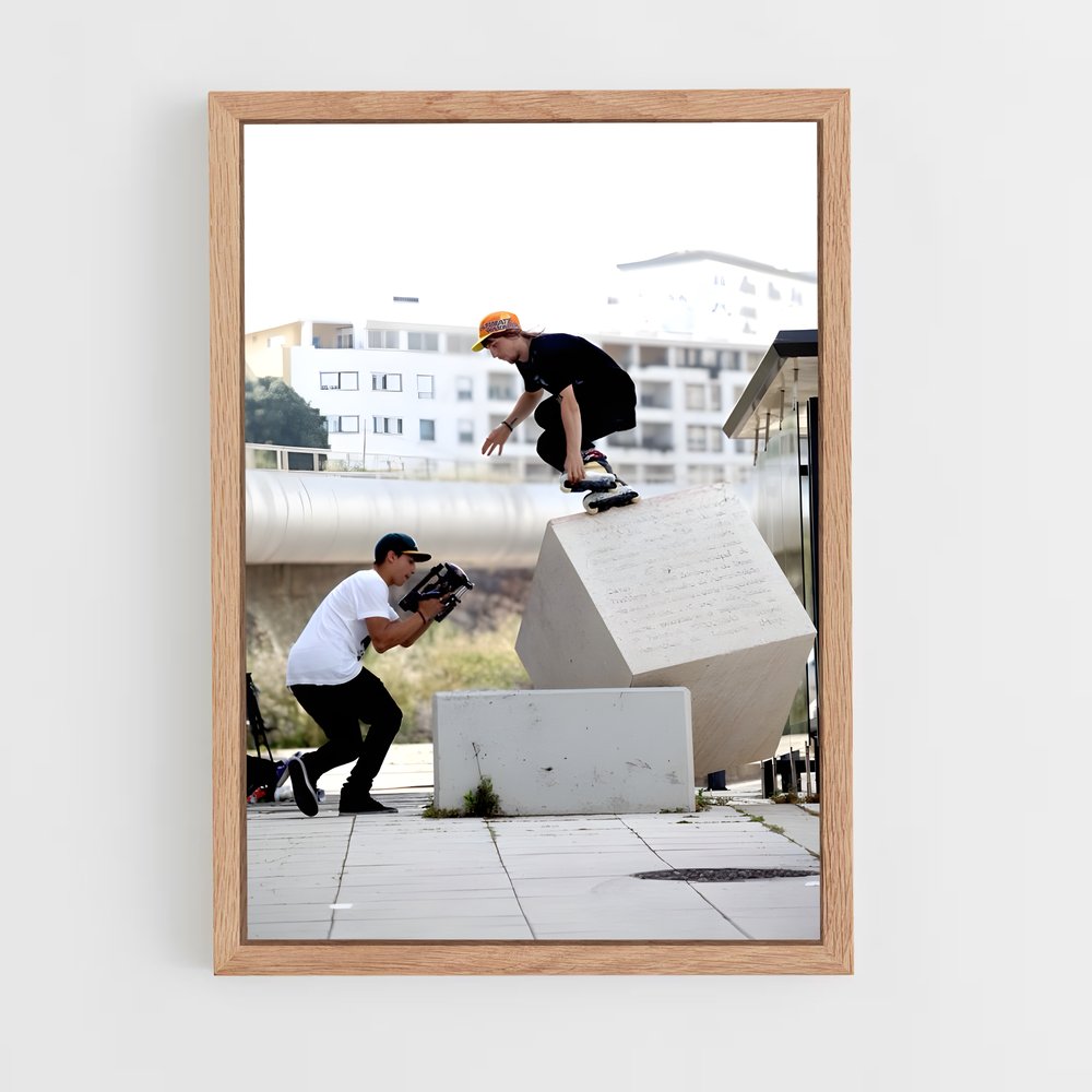 Poster Ride the Concrete – affiche Rollerblade (vue 4)